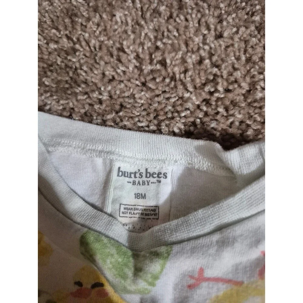 Burts bees Baby bunny 2 piece pjs size 18 months